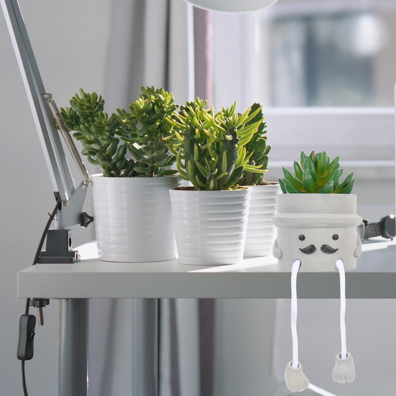 

Artificial Bonsai Potted Plant Desktop Faux Realistic Lifelike Small Artificial Plant Decor Simulated Bonsai Ornament