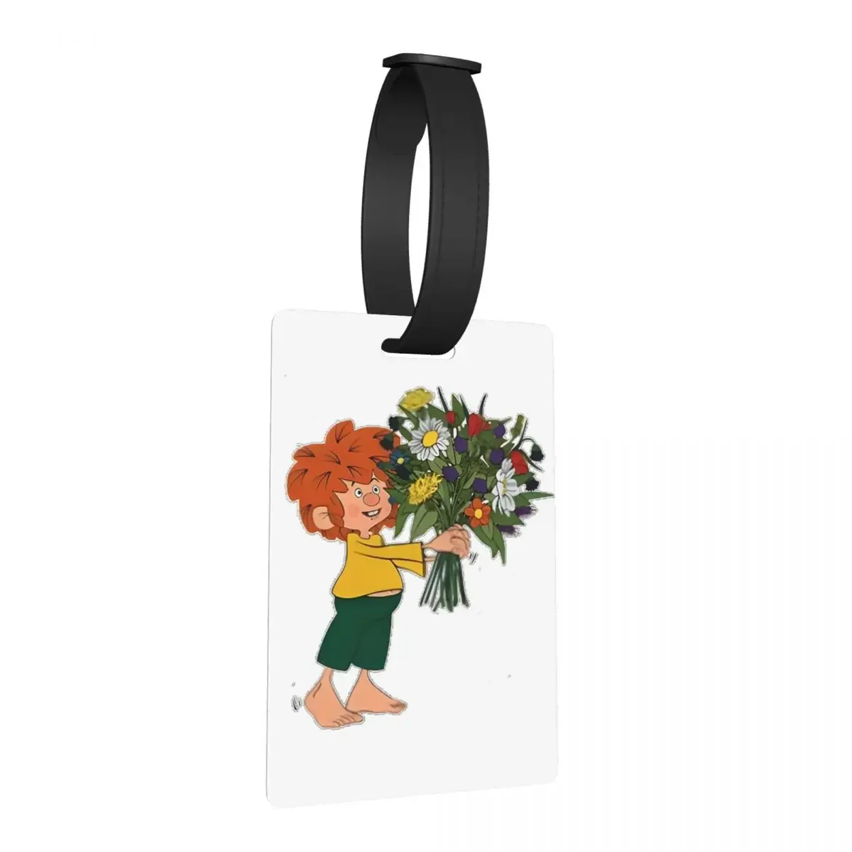

Pumuckl Halt Blumen Luggage Tags Suitcase Accessories Travel Fashion Baggage Boarding Tag Label Holder ID Name Address