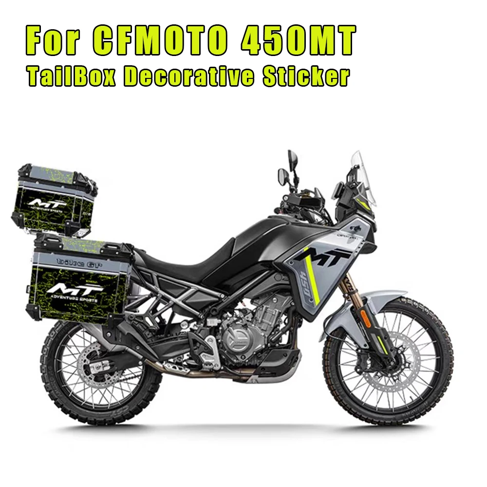 

Trunk of Luggage Sticker Motorcycle Decal Set For CFMOTO 450 MT 450MT MT450 Paster TailBox Stickers Three Boxes Suitcase
