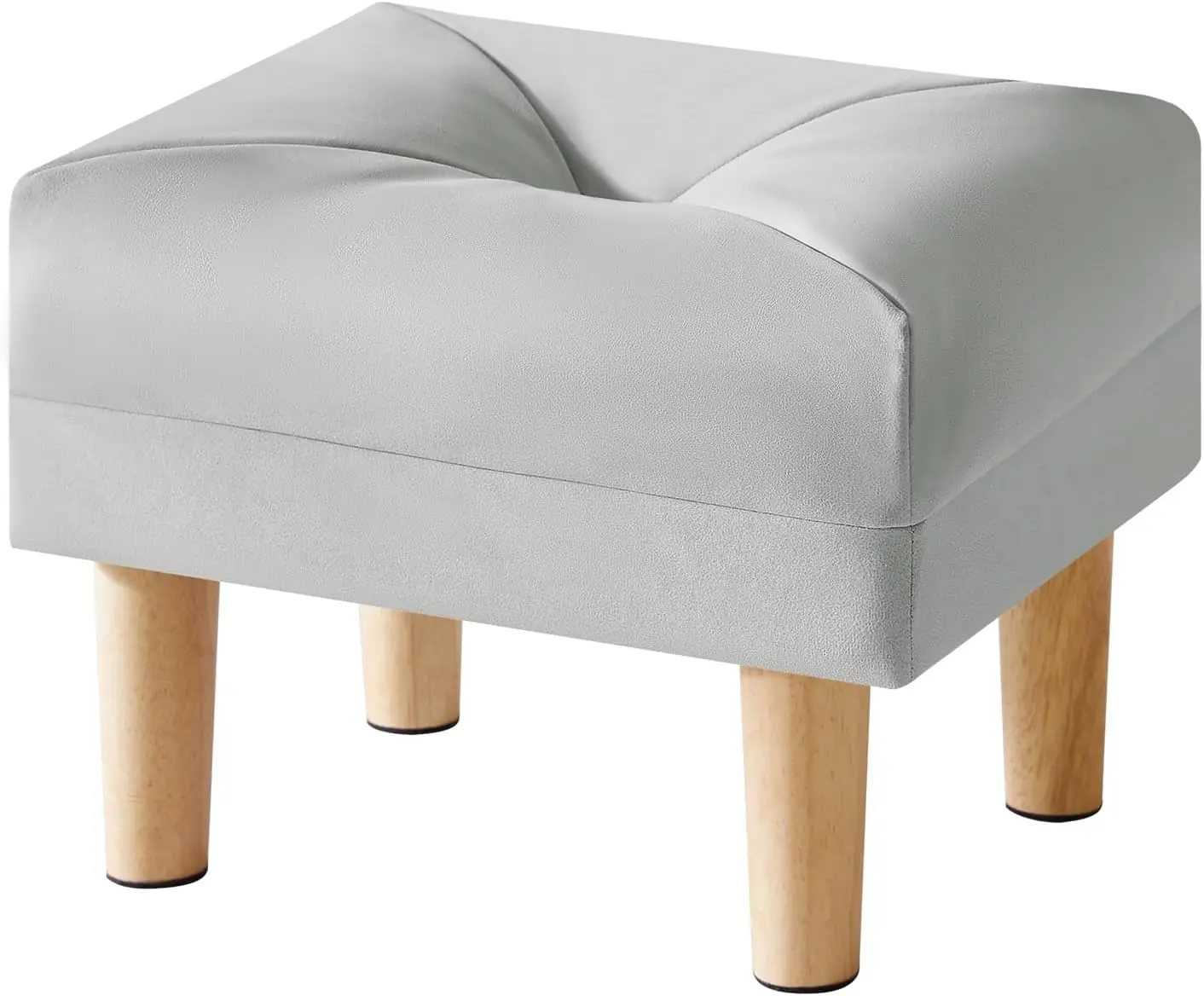 

Маленькая табуретка для ног, подставка для ног из искусственной кожи с мягким сиденьем из губки, табуретка для дивана, спальни, гостиной, входа