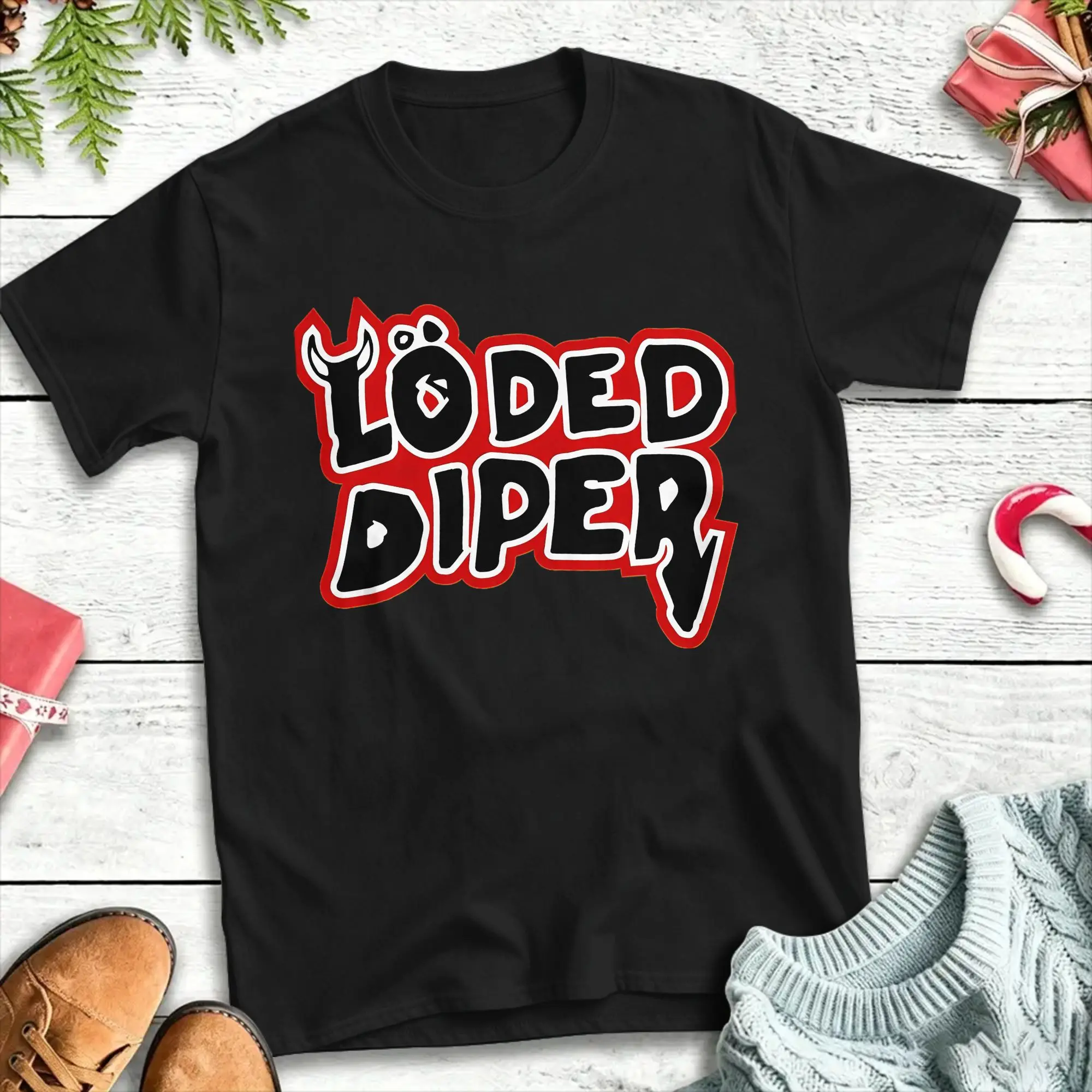 Loded Diper World Tour  Cotton T Shirt For Men's Summer  Y2K Basic T-Shirts Popular Tee Shirt Oversized Wholesale Tops