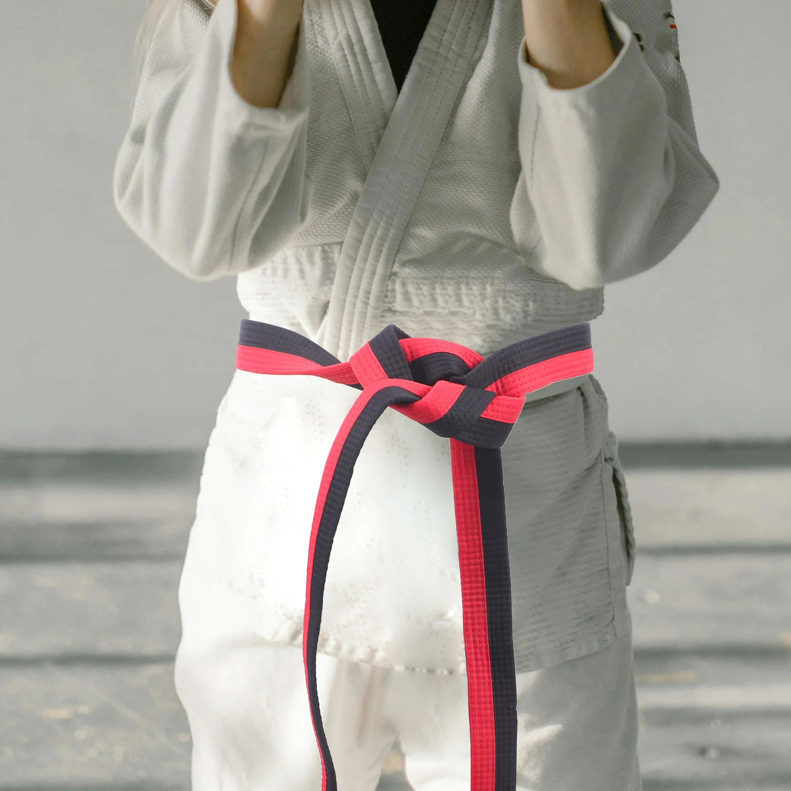 

Гибкий устойчивый к деформации пояс для каратэ, полиэстер, хлопок, боевое искусство, тхэквондо, тренировочный пояс, пояс для тхэквондо