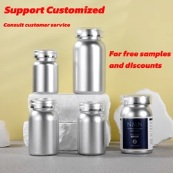 Sample link 100 ml silver pet plastics candy jar Pills box clear cookie jar Pill case bottles plastic pet small medicine bottle