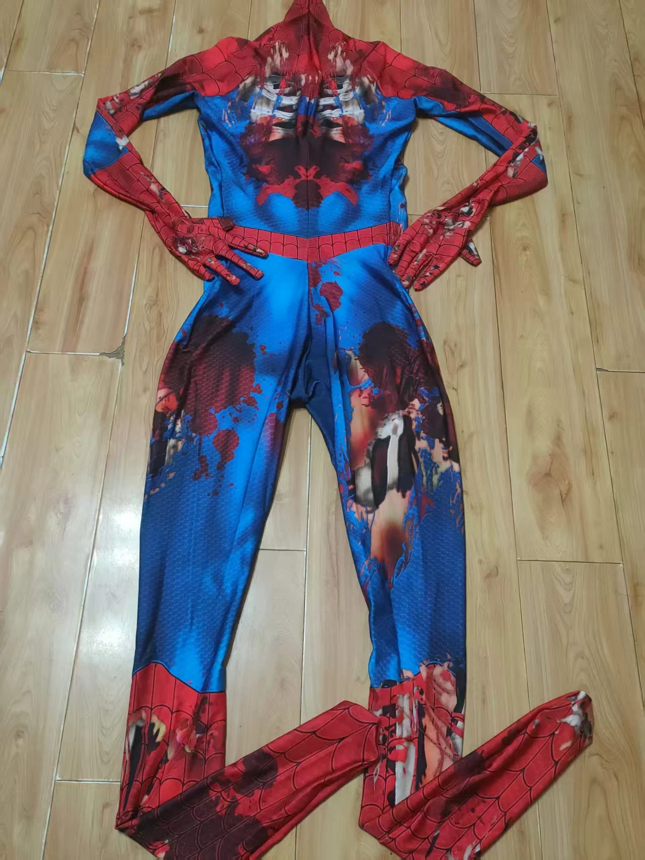Amazing Zombie SM Cosplay for Halloween Costume Superhero BUG Man 3D Printed Zentai Bodysuit Zombie Spidey Cosplay Adult - view 6
