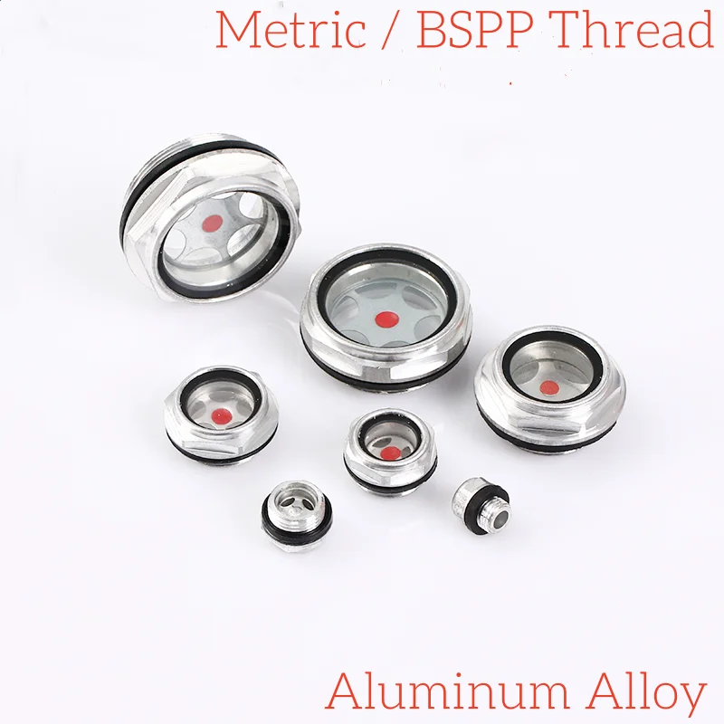 

M10 M12 M14 M16 M18-M60 Метрический 1/4 дюйма 3/8 дюйма 1/2 дюйма 3/4 дюйма BSPP масляный смотровой стеклянный индикатор для токарного станка воздушного компрессора