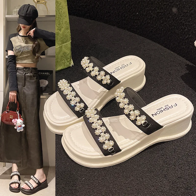 Halbschuhe Rome Stoff Hufabsätze PU Halbschuhe Rome Stoff PU Huf