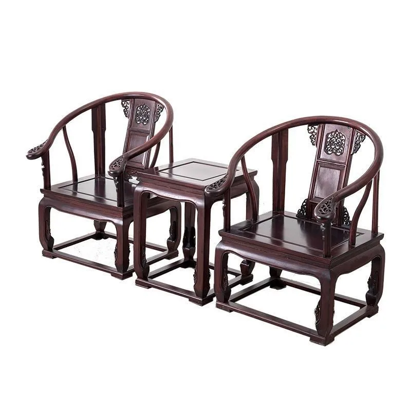 

Sour branch wood, Chinese style, armchair, three piece set, palace chair, official hat chair