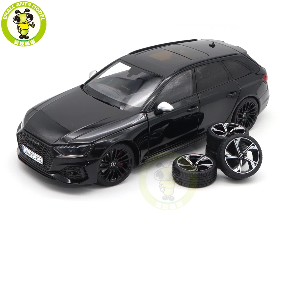 1/18 AUTOKOL RS4 RS 4 Avant 2022 B9 KengFai Diecast Model Toy Car Gifts For Husband Father Boyfriend