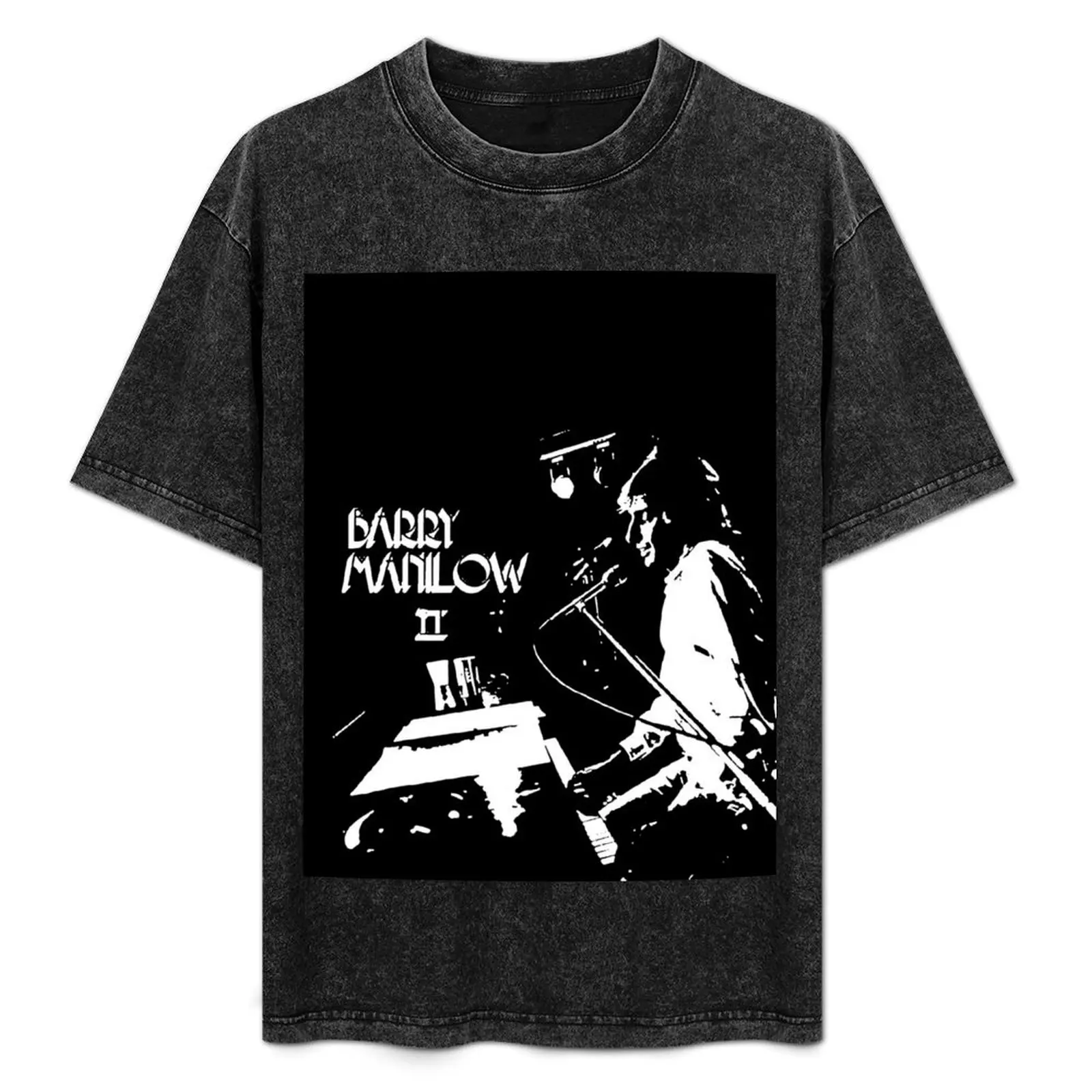 

White of Barry Mannilaw Hits T-Shirt Festive Simple T-Shirt