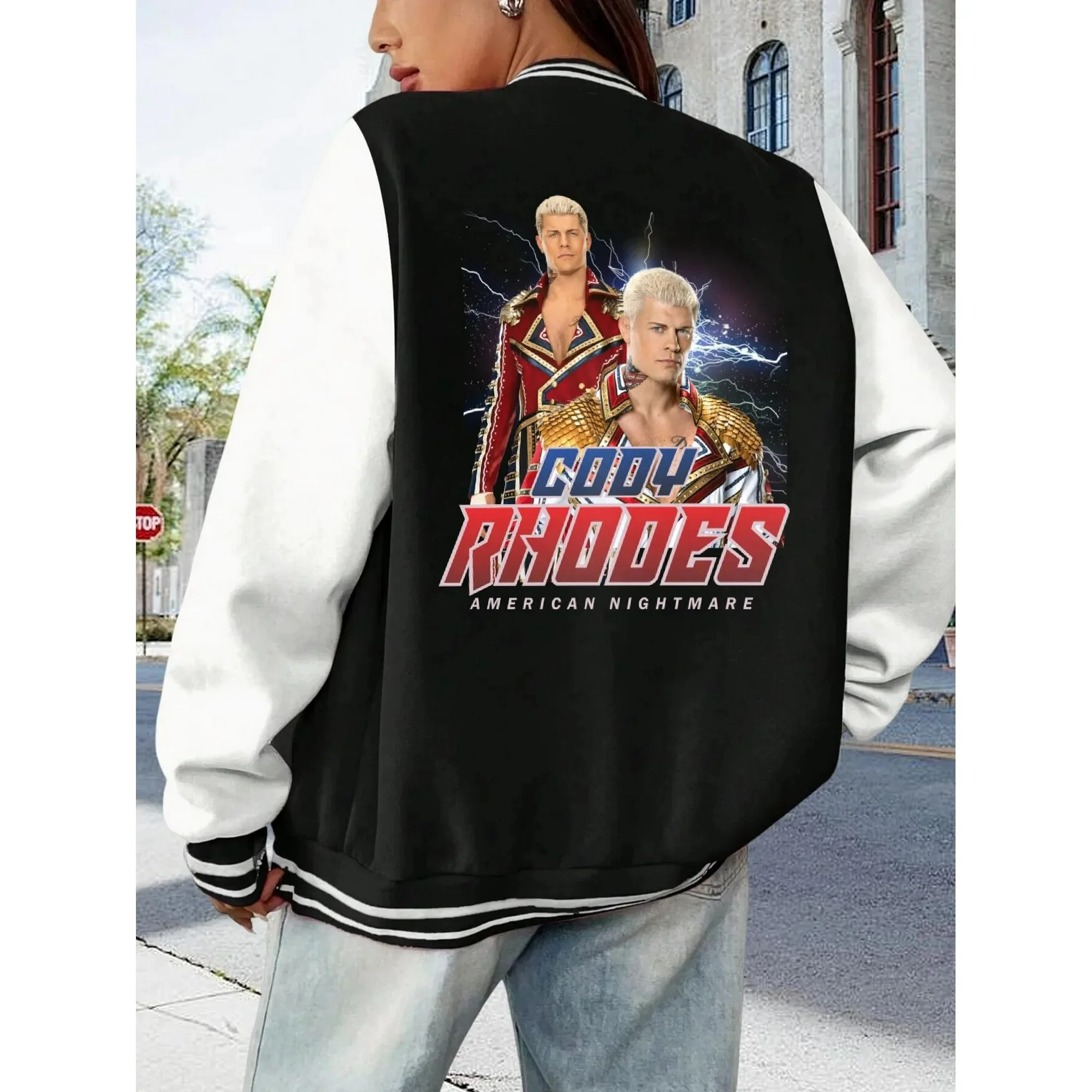 Cody Rhodes Merch Jacket Cosplay Women Men Fashion Casual Streetwear Sweatshirts