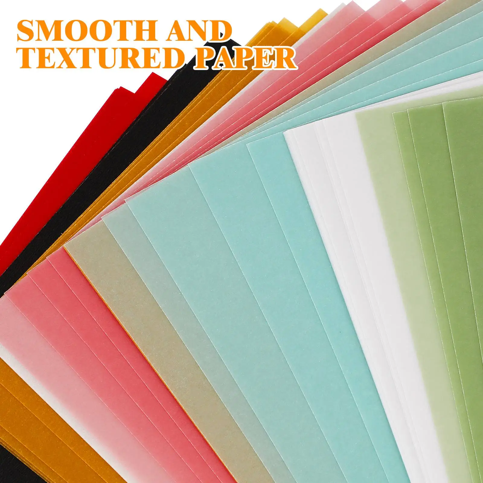 50 Sheet Colored Tracing Paper Sets Fade Resistant Translucent Engineering Drawing Copy Paper for Art Craft Calligraphy