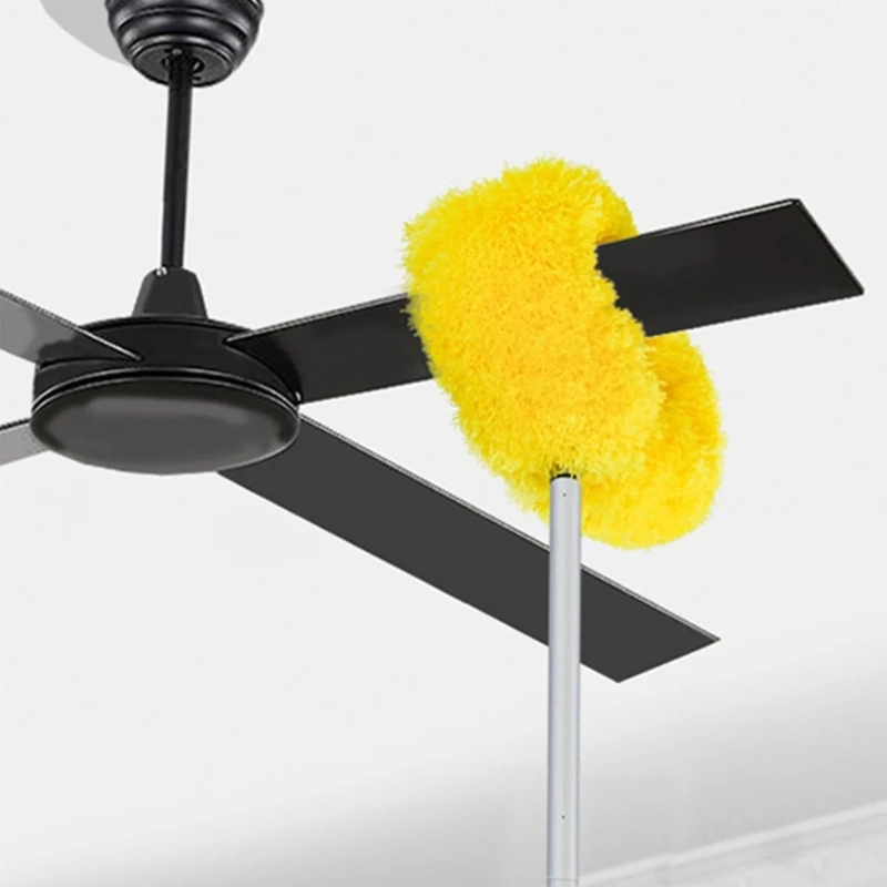 Flexible Ceiling Fan Cleaner Long Duster Remover for Easy Cleaning Furniture Dropship