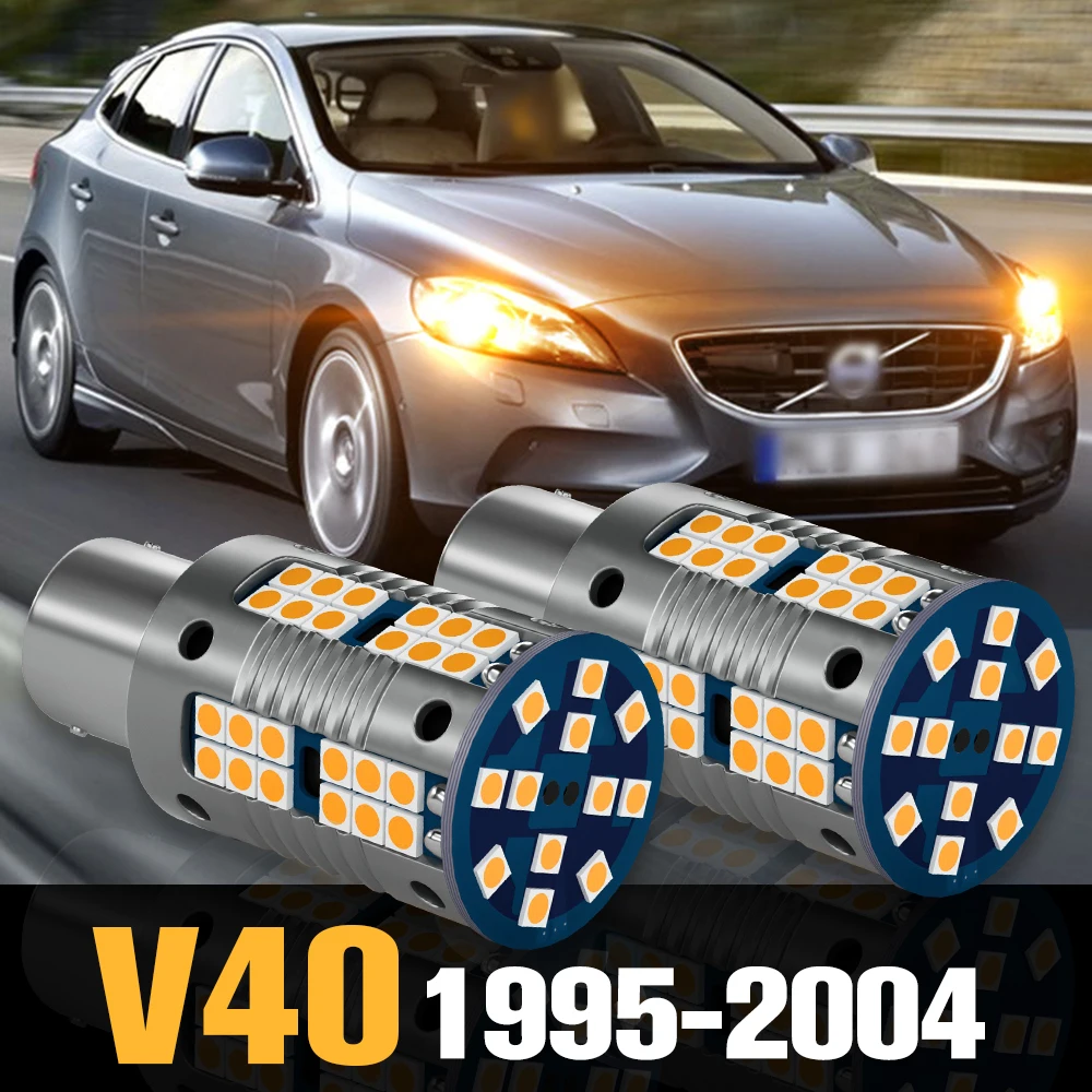 

2pcs Canbus LED Front Turn Signal Light Lamp Accessories For Volvo V40 1995-2004 1996 1997 1998 1999 2000 2001 2002 2003