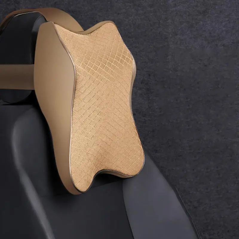 Breathable Car Headrest Seat Cushion Memory Foam Pillow Head Support Neck Rest For Cars Travel Pillows 3D Memory Foam Neckrest