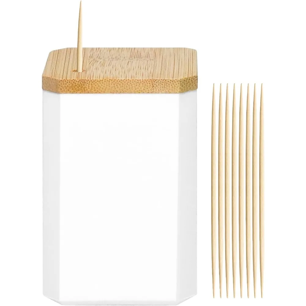 Round Toothpicks Double Ended Pointed for Appetizers Cocktails Fruits Olives Food Picks and DIY Crafts Multipurpose Strong and Sturdy Wooden Toothpicks for Parties Picnics Home Kitchen Restaurant Use Bulk Pack of 600
