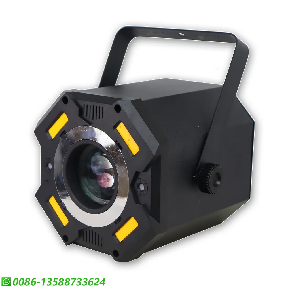 Imagem -05 - Yuer-led Stage Lighting Strobe Spot 80w Feixe 16 Prismas Efeito Abismo Vermelho Verde Laser Flash Branco dj 5in 1