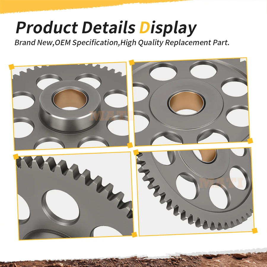 M MATI Starter Clutch One Way Bearing Idler Gear Gasket For Kawasaki Bayou 220 250 KLF220 KLF250 1988-2011 13193-1002 16085-1198