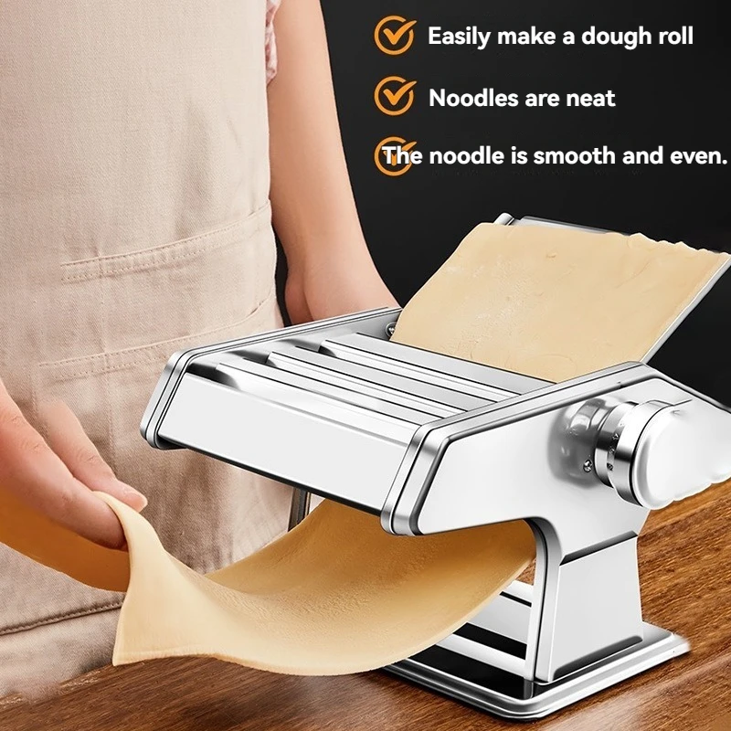 Multifunctional Manual Noodle Maker Pasta Machine Small Size Home Use Dough Roller Press for Dumpling Wrapper Kitchen Tool