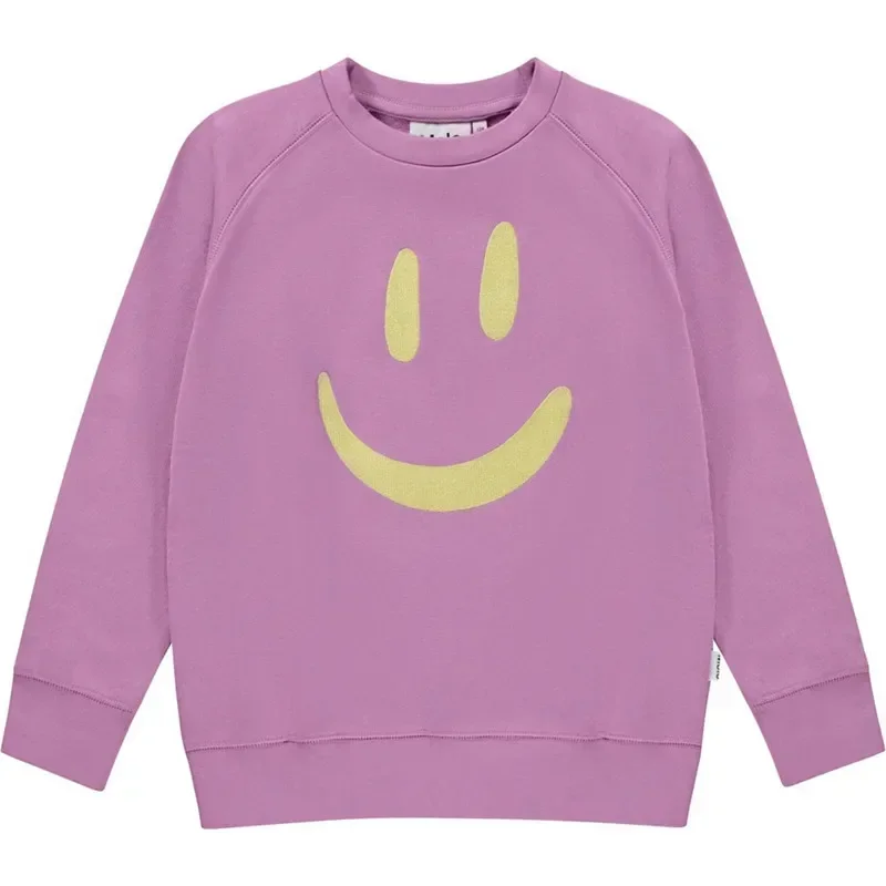 Boys Clothes Molo Brand Toddler Kids Sweatshirt Smile Printed Pants Baby Girl Outfit Set Sport Suit Back School Children Outwear