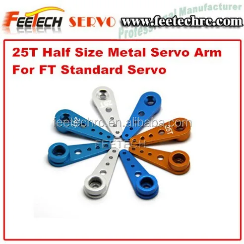 2PCS RC Onderdelen Servo Hoorn 23/T/24T/25T JR/Futaba Metalen Aluminium RC Servo Arm