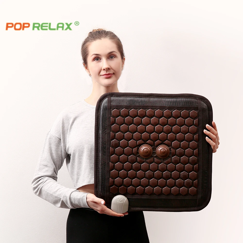 Korea  Medical Care Far Infrared Health Therapy Heating Pad Nano Ceramic Massage Carpet Tourmaline Jade Stone Mat Mattress