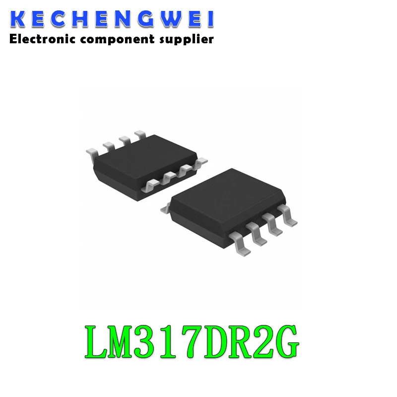 10pcs LM317DR2G SOP-8 LM317LDR2G SOP8 LM317 SOP