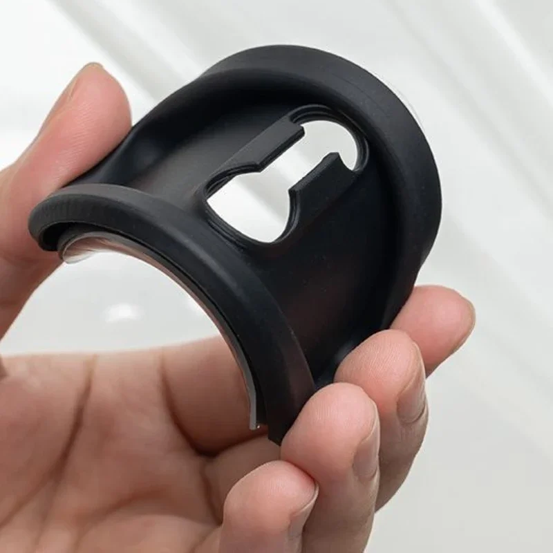 

For Lincoln Navigator Aviator Adventurer MKT MKS MKX Silica Gel Black Car Door Lock Cover Trim Car Accessories 4pcs