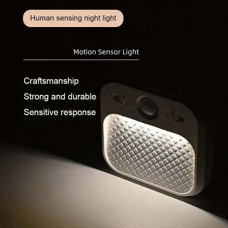 Wireless Night Light Motion Sensor พร้อมไฟ LED โคมไฟแบบชาร์จไฟได้เด็ก Night Light โคมไฟกลางคืนสําหรับโต๊ะข้างเตียงห้องนอน