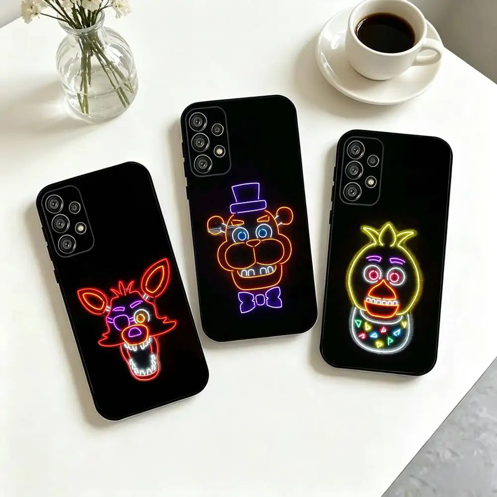 Five Nights At-Freddys Fnaf-S  Phone Case For Samsung S25,S24,S21,S22,S23,S30,Ultra,S20,Plus,Fe,Lite,Note,10,Black Cover Gift
