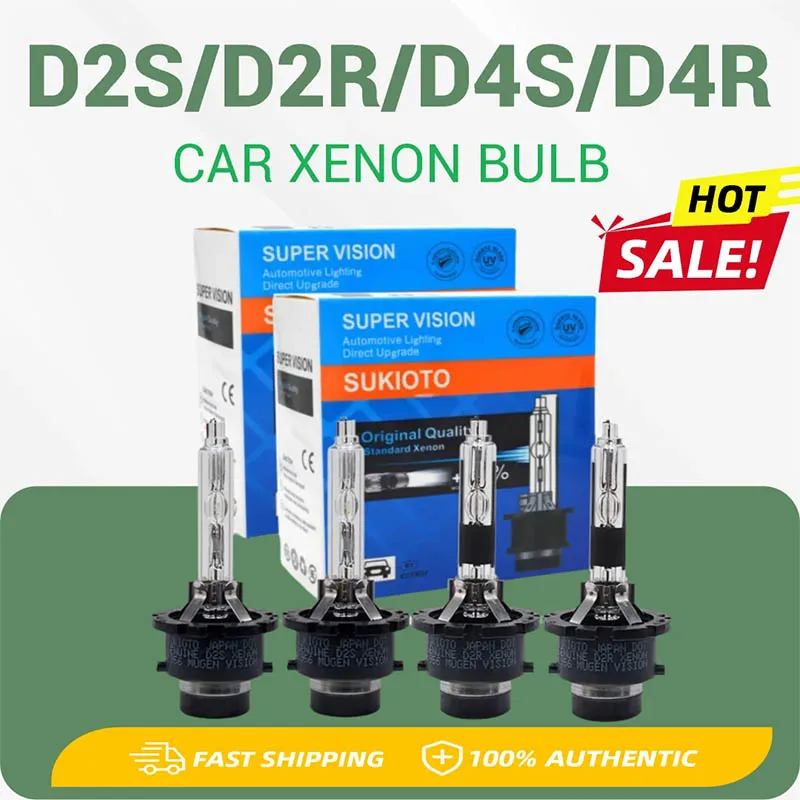 

1 пара ксеноновых ламп SUKIOTO Original 85126 D2R 35 Вт 85122 D2S 6000K HID лампа 55 Вт D4S HID ксеноновая сменная лампа D4R автомобильная лампа