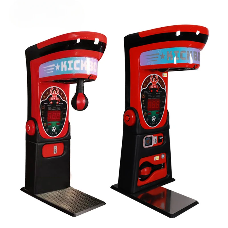 New Arrival Prize Drinks coin machine Redemption Hitting indoor Kicking Boxing Ball Punch Game machine