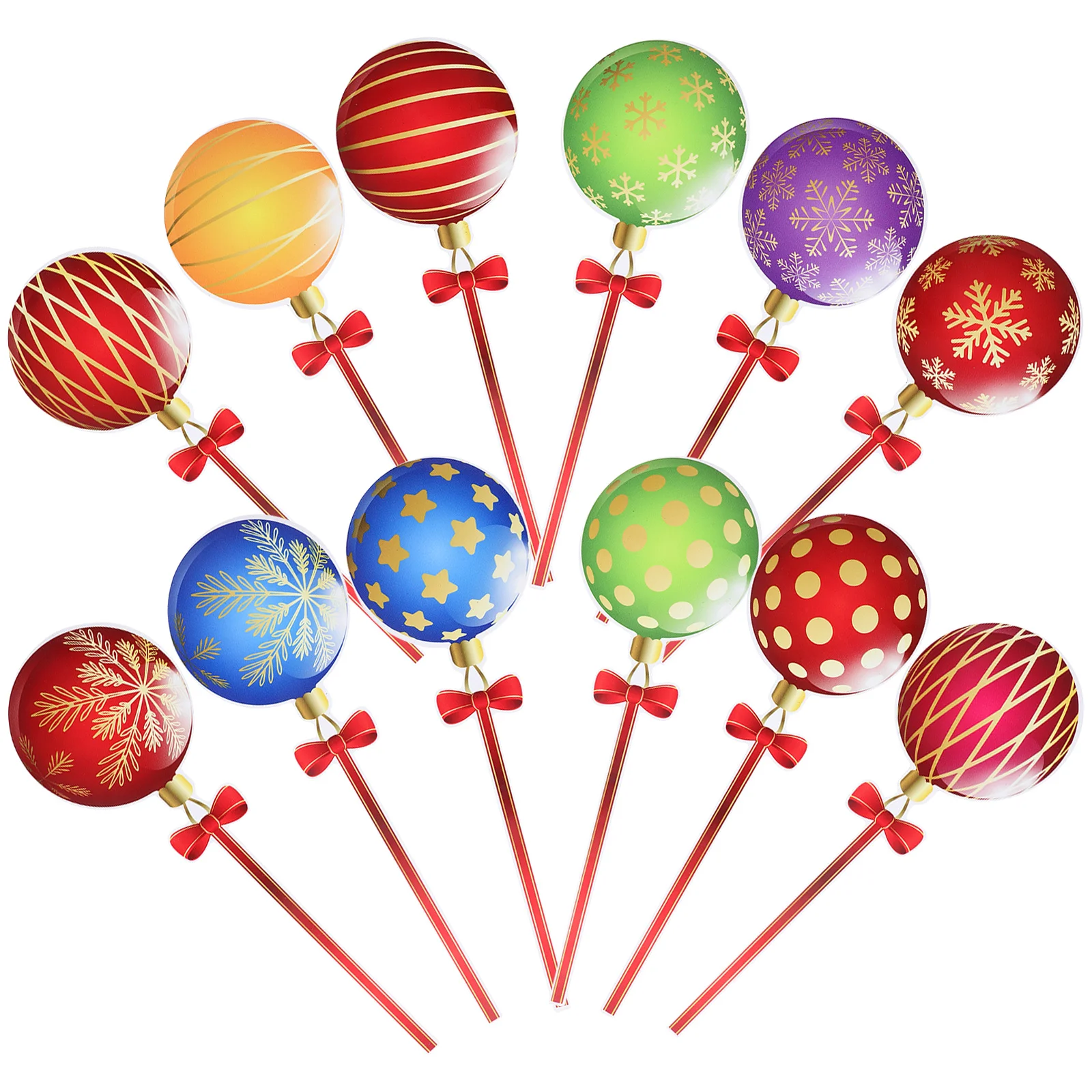 

12Pcs Magnetic Garage Door Magnets Adsorption Christmas Fridge Magnets Holiday Themed Refrigerator Decor