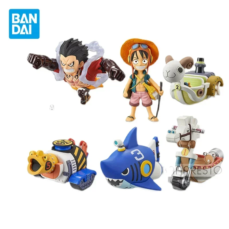 

Bandai Original One Piece Anime Figure WCF Monkey D. Luffy Action Figure Toys Model Dolls Treasure Christmas Gifts for Children