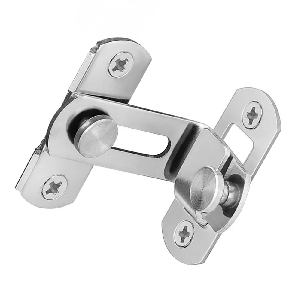 

Stainless Steel Hook 90 Degree Thickened Rod Barn Lock For Sliding Doors Outdoor Gate Security Lock Barn Door Latch Flips