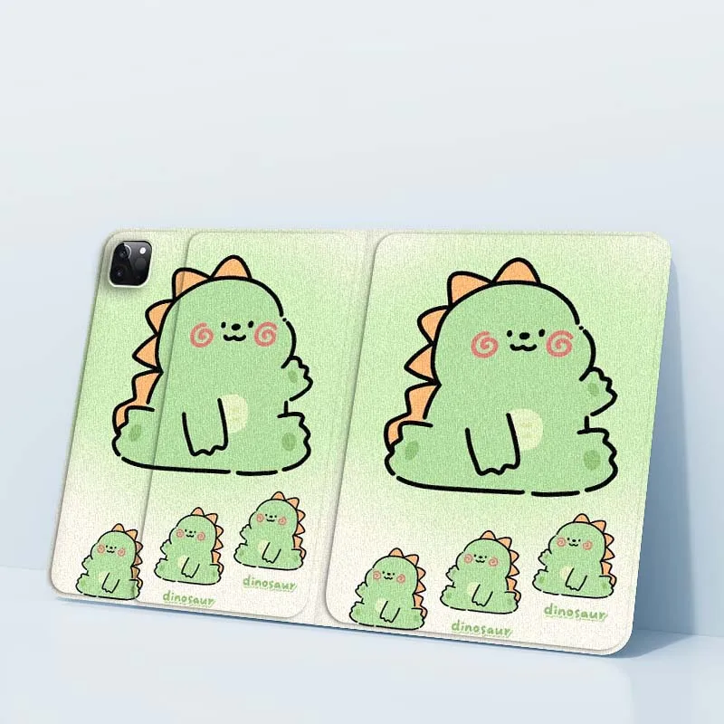 

Cute anime dinosaur For iPad Pro Air Mini 1 2 3 4 5 6 7 7th 8th 9th 10th 11th 10.2 9.7 10.5 10.9 11 12.9 Tablet Case