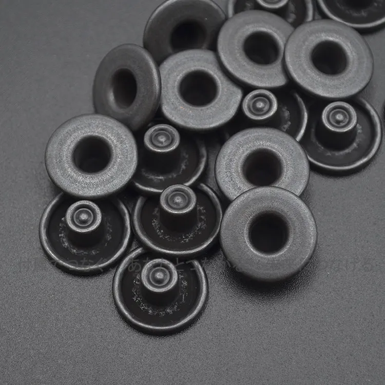 

I-shaped Buckle, Imported From Japan, Retro Black, Double-needle Flat Denim Buckle, Placket Buckle, Copper Button, Denim Buckle