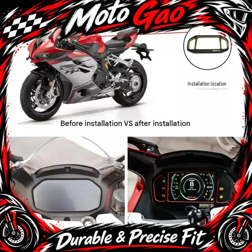 【Precise Fit】High-Quality Modified Instrument Cluster Trim Cover for QJMOTOR SRK600RR Motorcycle