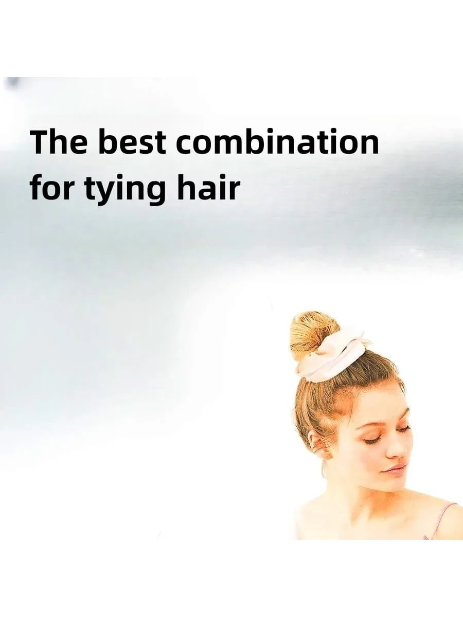 Invisible Zipper Suede Large Intestine Hair Loop Camouflage Safe Transfer And Storage of Ball Head Large Intestine Loop Female