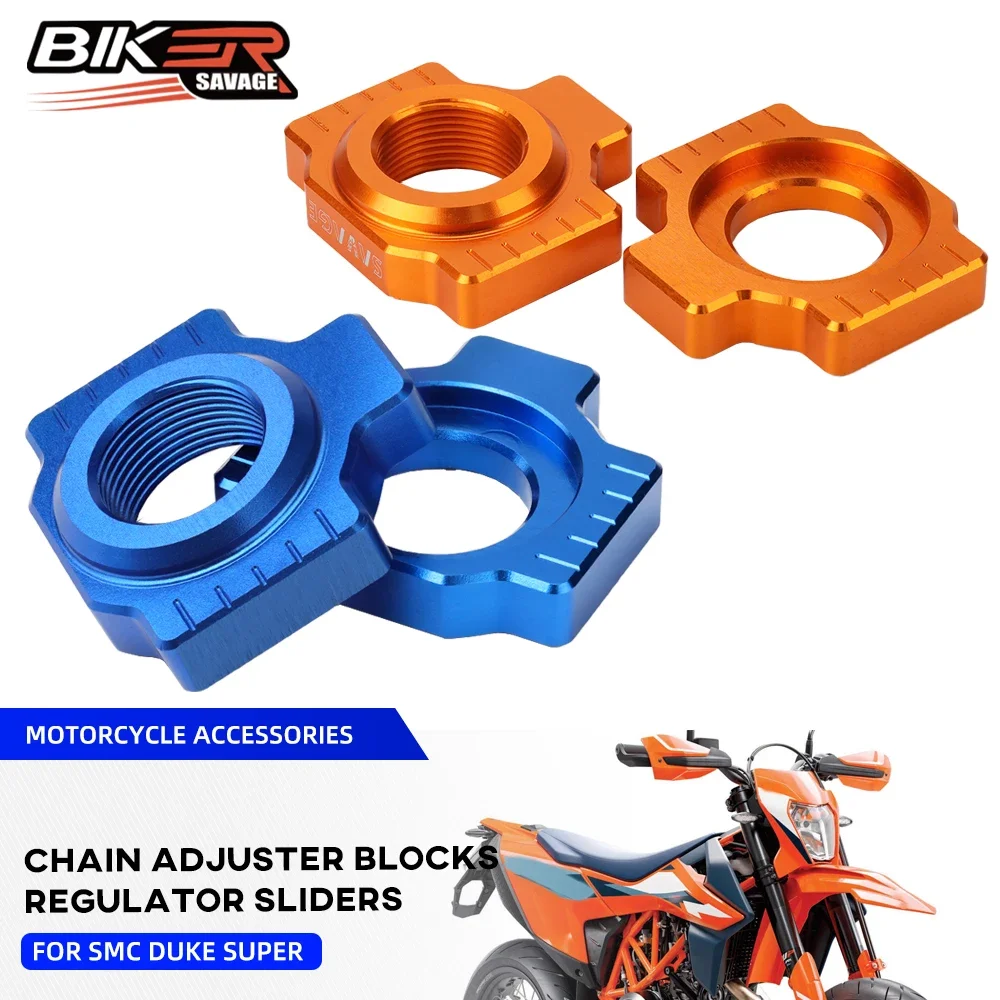 For SMC Duke 690 2024 Chain Adjuster Regulator Sliders Adventure Supermoto Enduro RC 8C  790 890 950 990 1090 1190 1290 450Rally