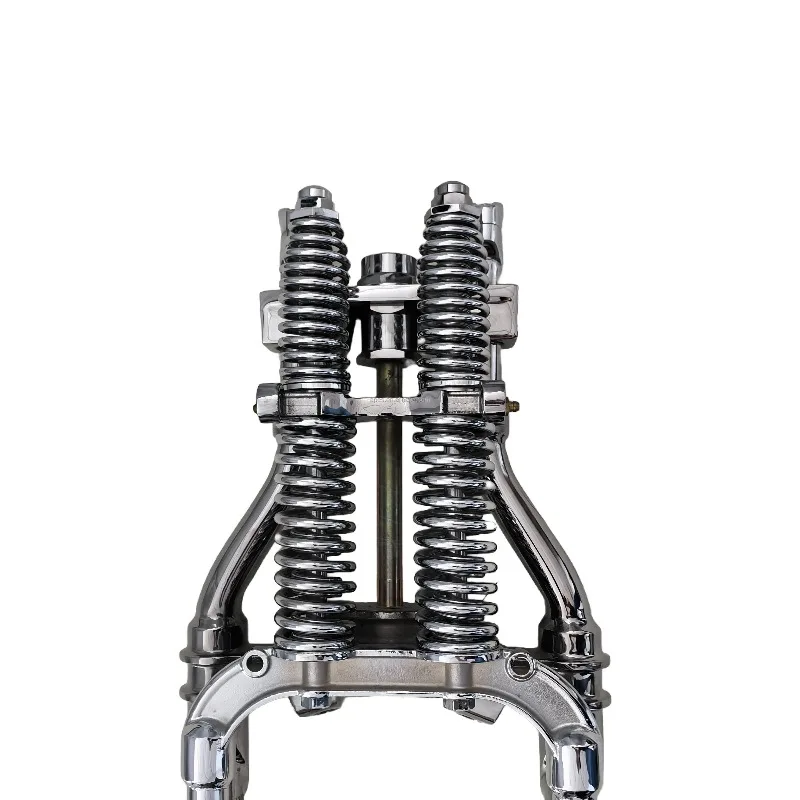 Motorcycle Retro Part Chromed Accessories Vintage Springer Front Fork End 18 Inch