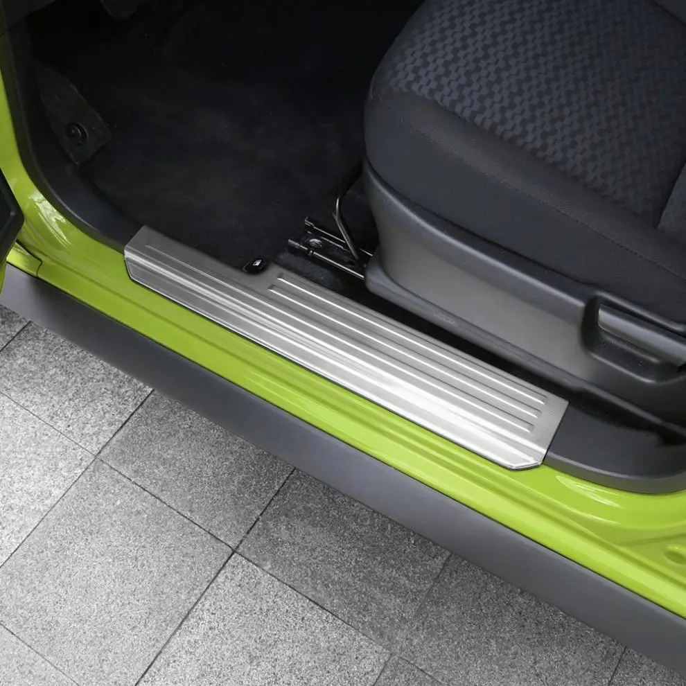 For Suzuki Jimny Nomade 2025 2026 Car Door Sill Protector Cover Welcome Pedal Scuff Plate  nti-scratch Car Door Threshold Trim