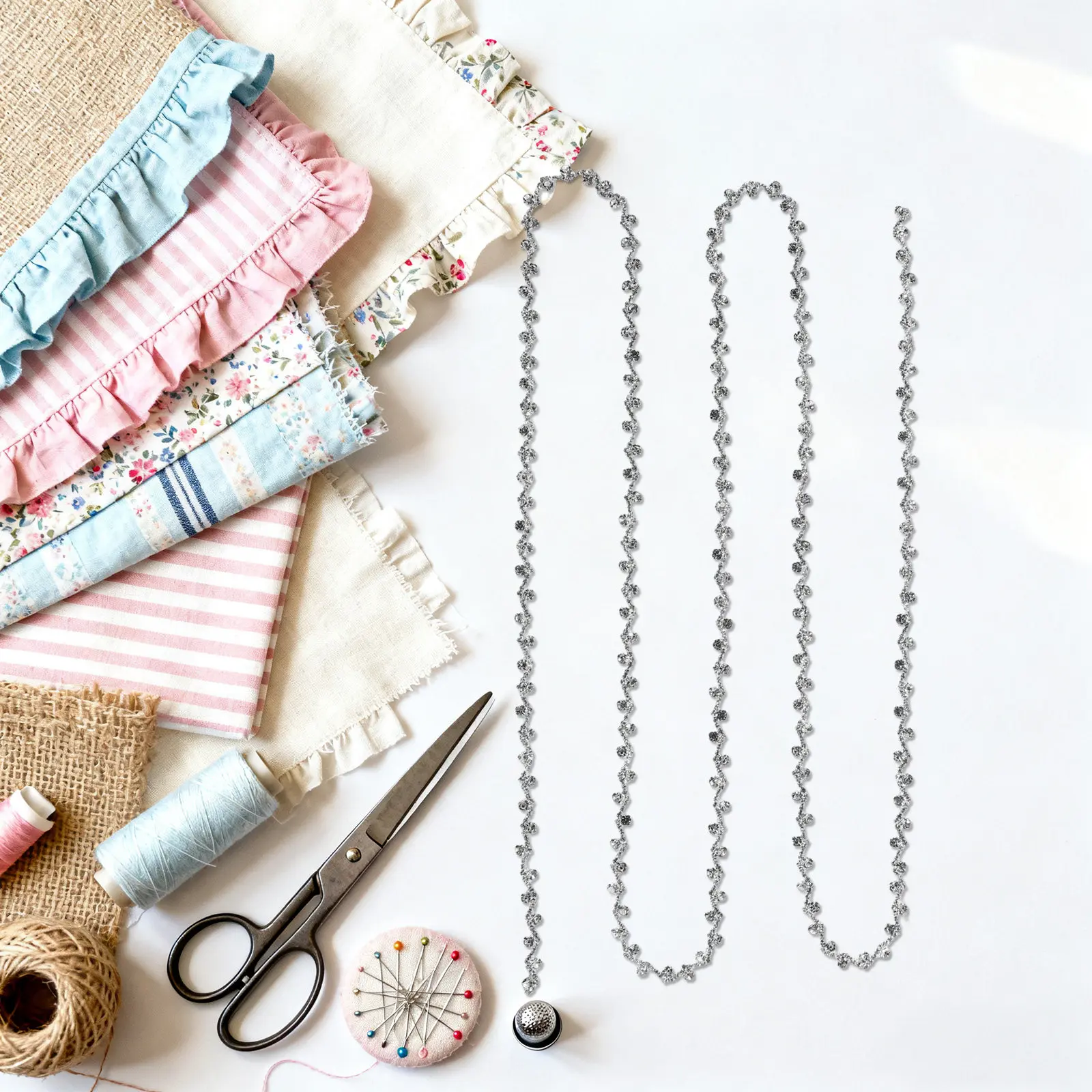 

2 Yard Rhinestone Chain Spool Crystal Cup Chain Trim for Wedding Dress Bridal Bouquet Wrap DIY Costume Jewelry Making Craft