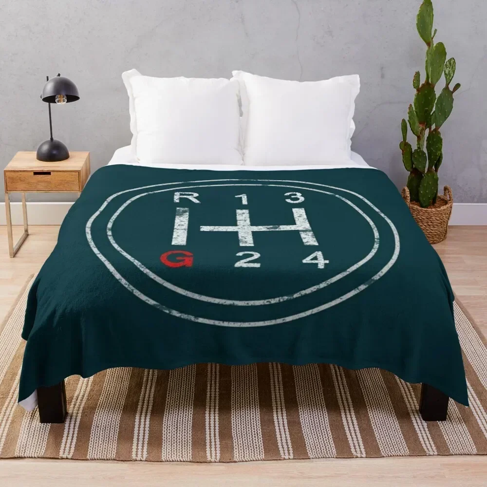 

Cool Vanagon Bus T3 Syncro Gearshift Bulli 80s Throw Blanket Soft Warm Blanket Gift for Grandparents