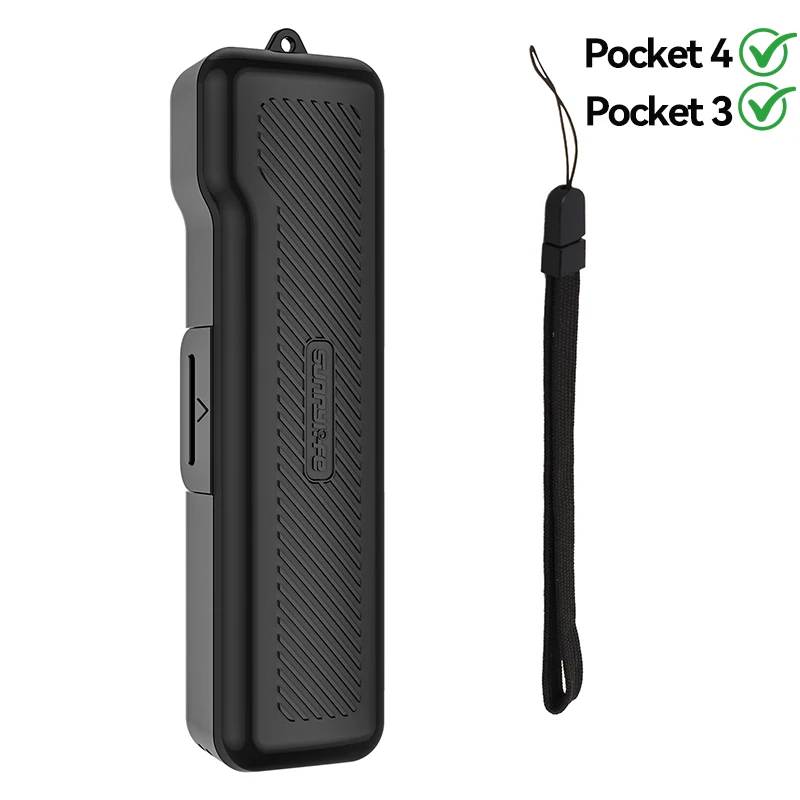 Für DJI Pocket 4 3 Aufbewahrungsbox Sturzsichere Klappabdeckung Wasserfeste Kamerahülle mit Trageband für Outdoor-Aufnahmen Vlog-Zubehör