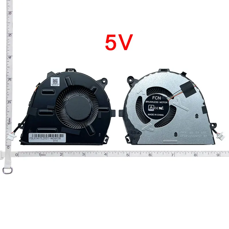 Laptop CPU Cooling fan for Lenovo Xiaoxin AIR 14ITL 2021/14ALC/14IIL 2021 IdeaPad 5-14IIL 2020/2021 FM9L 5V FM9M 12V