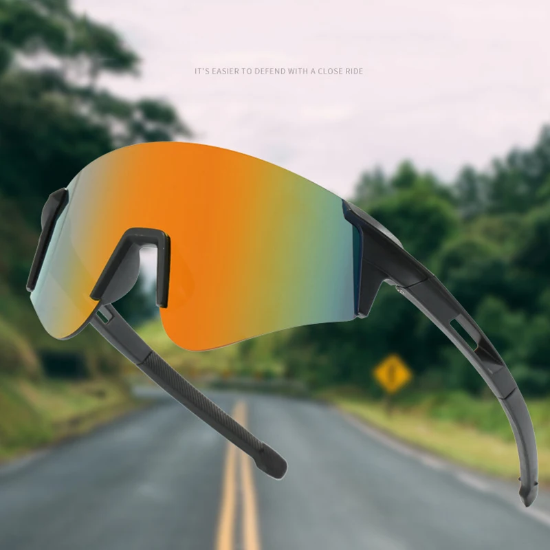 Colorful Cycling Glasses Men And Women Sunglasses Outdoor Sports Goggles Cycling Windproof Sand Large Frame 04