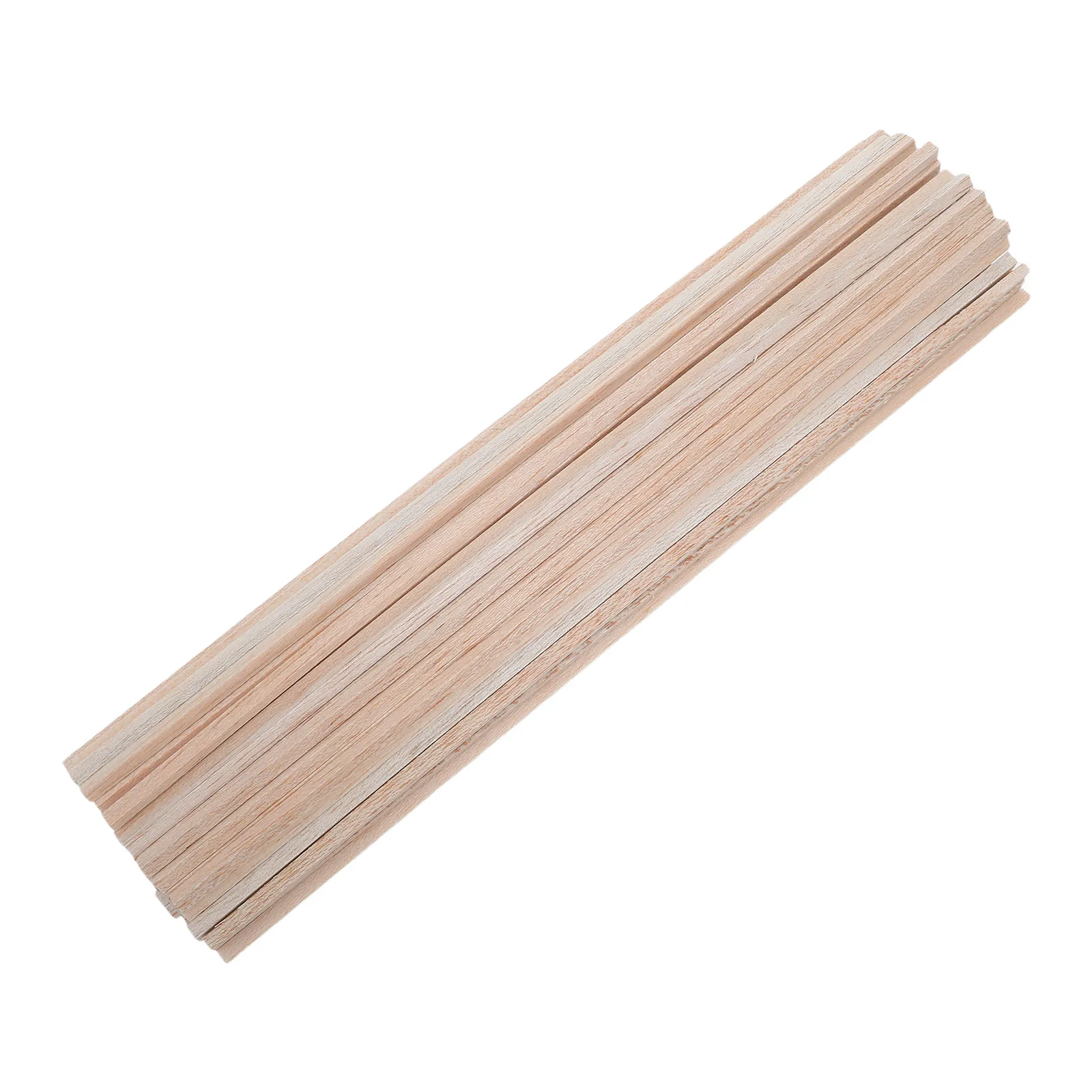 

50Pcs Unfinished Balsa Wood Square Dowels Natural Wooden Craft Sticks for DIY Woodworking Projects Lightweight Strong Wooden