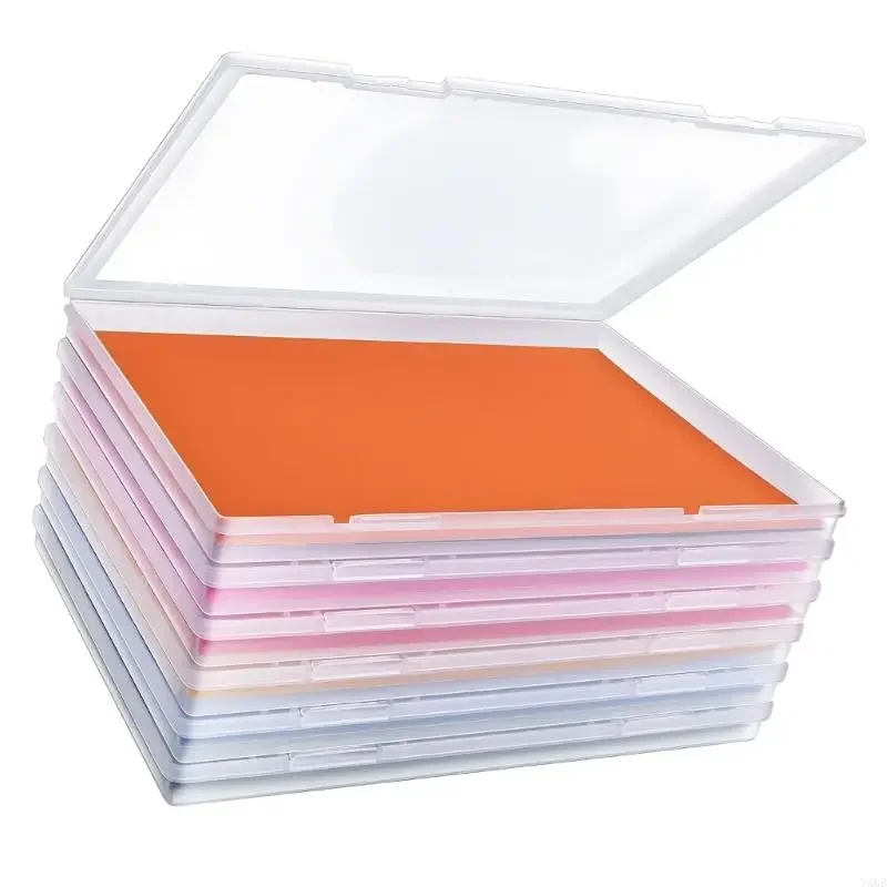Photo Holder Box Features Locking for 8x10inch Photos Moisture Proof Scrapbooks Paper Storage Case Y5GB