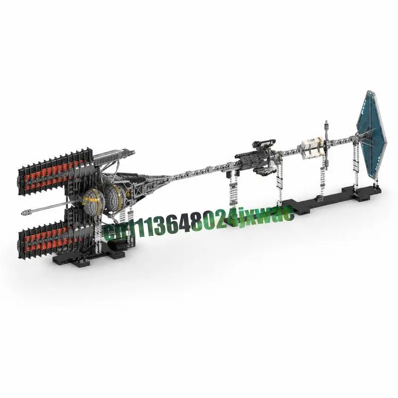 5266 PCS Sci-Fi Interstellar Spacecraft MOC Model Technical Structure Detailed Design Assembly Creative Blocks Toy Gift Display