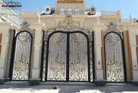 Castle Gates And Fences, Electric Wrought Iron Gates, European Manor Gates 3